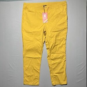 Cotopaxi Pants Mens XXL Yellow Salto Ripstop Stretch‎ Outdoors Hike Drawstring